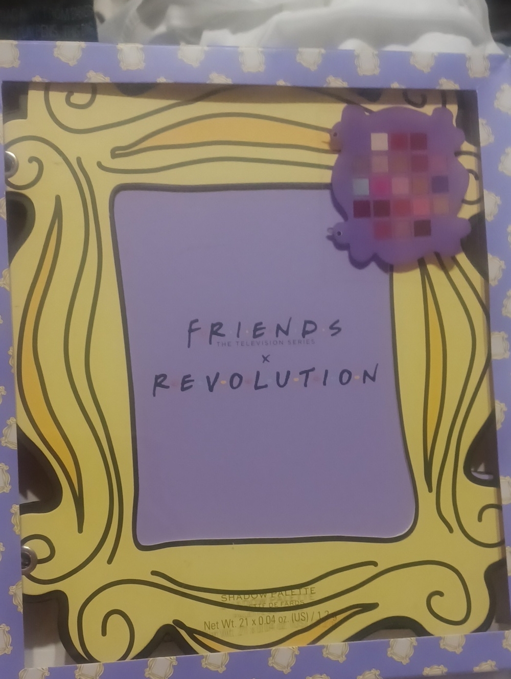Revolution Friends Purple and Yellow Decorative Shadow Palette